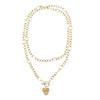GUESS Collier Doré Pour Femme - Mon Amour Chain Necklace Yellow Gold 286869