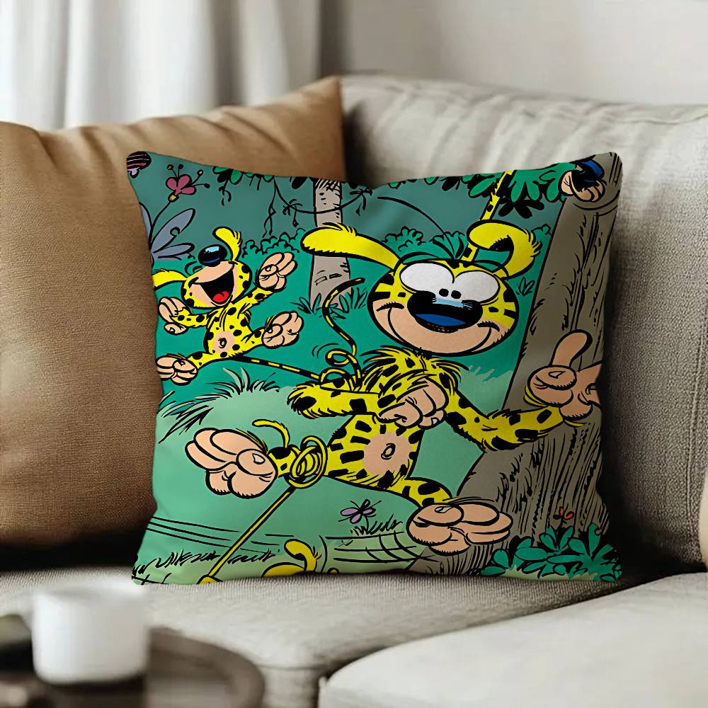 M-Marsupilami Pillowcase toon Gift Cushion Cover Bedroom Home Sofa Chair Seat Decor pillow case