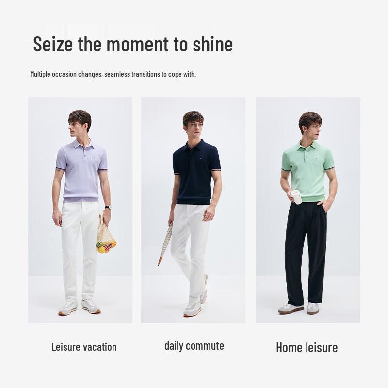 Navigare Men's Cool-Sense Knit Polo Shirt