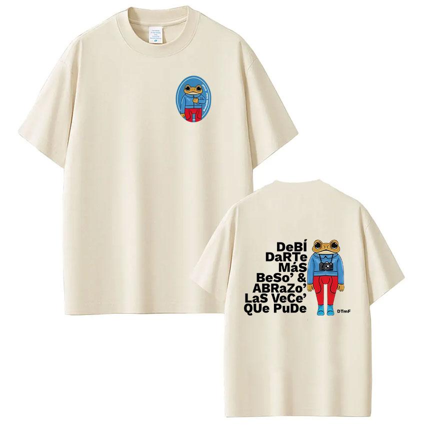 

Rapper Bad Bunny Debi Tirar Mas Fotos DTMF T Shirts Men s Women Clothing Fashion Vintage Hip Hop T-shirts Harajuku Streetwear S разноцветный