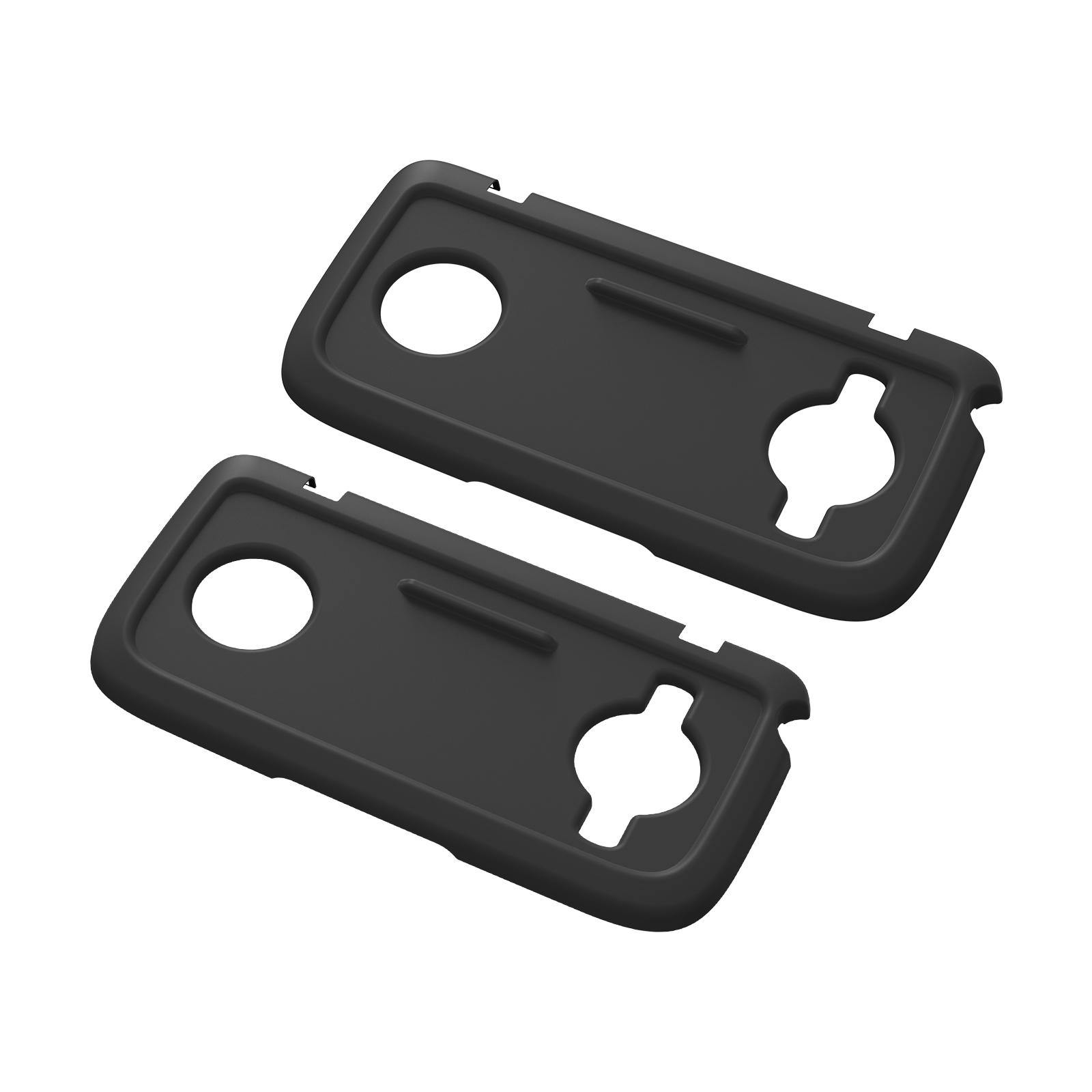 

2Pcs for Mitsubishi Delica Mini 2025 Rear Desk Mat Anti-slip Protective Tray Organizer Pad Car Interior Accessories Black