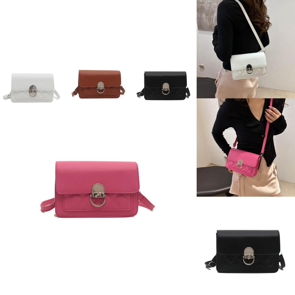 Stylish And Minimalist Square Bag For Women In Classic Black White And Brown Colors