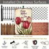 Vintage Dutch Tulip Metal Poster Wall Art Home Decor Gift