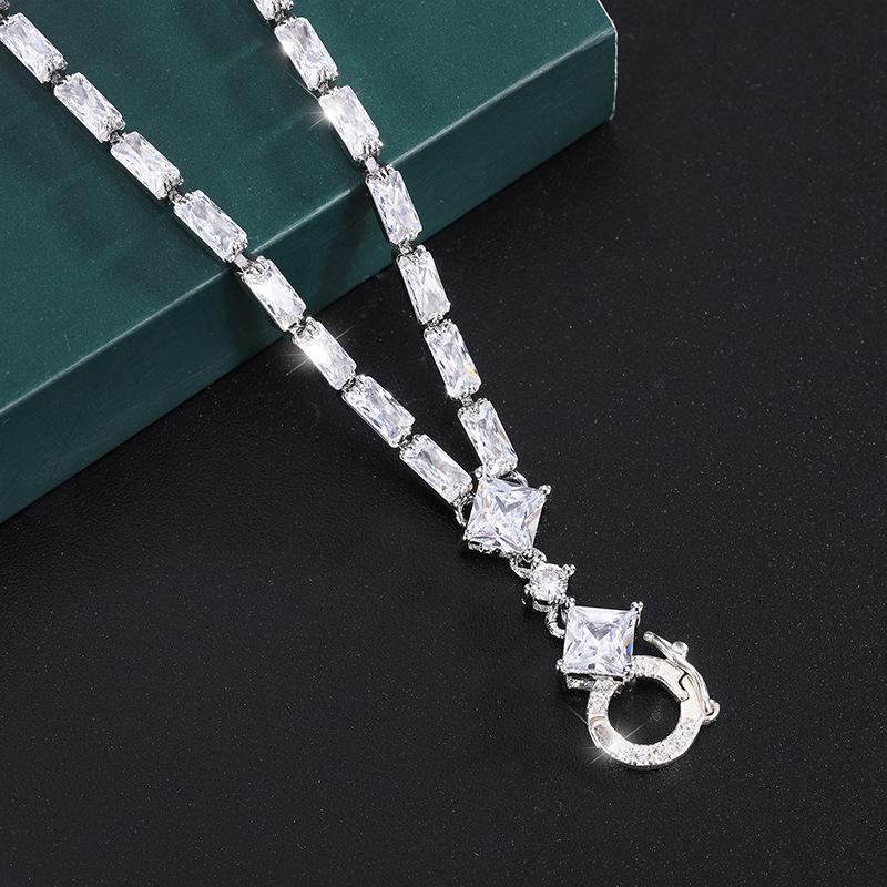 Jewelry Copper Gold Plated Square Versatile Chain Wangneng Chain Square 45 + 5Cm