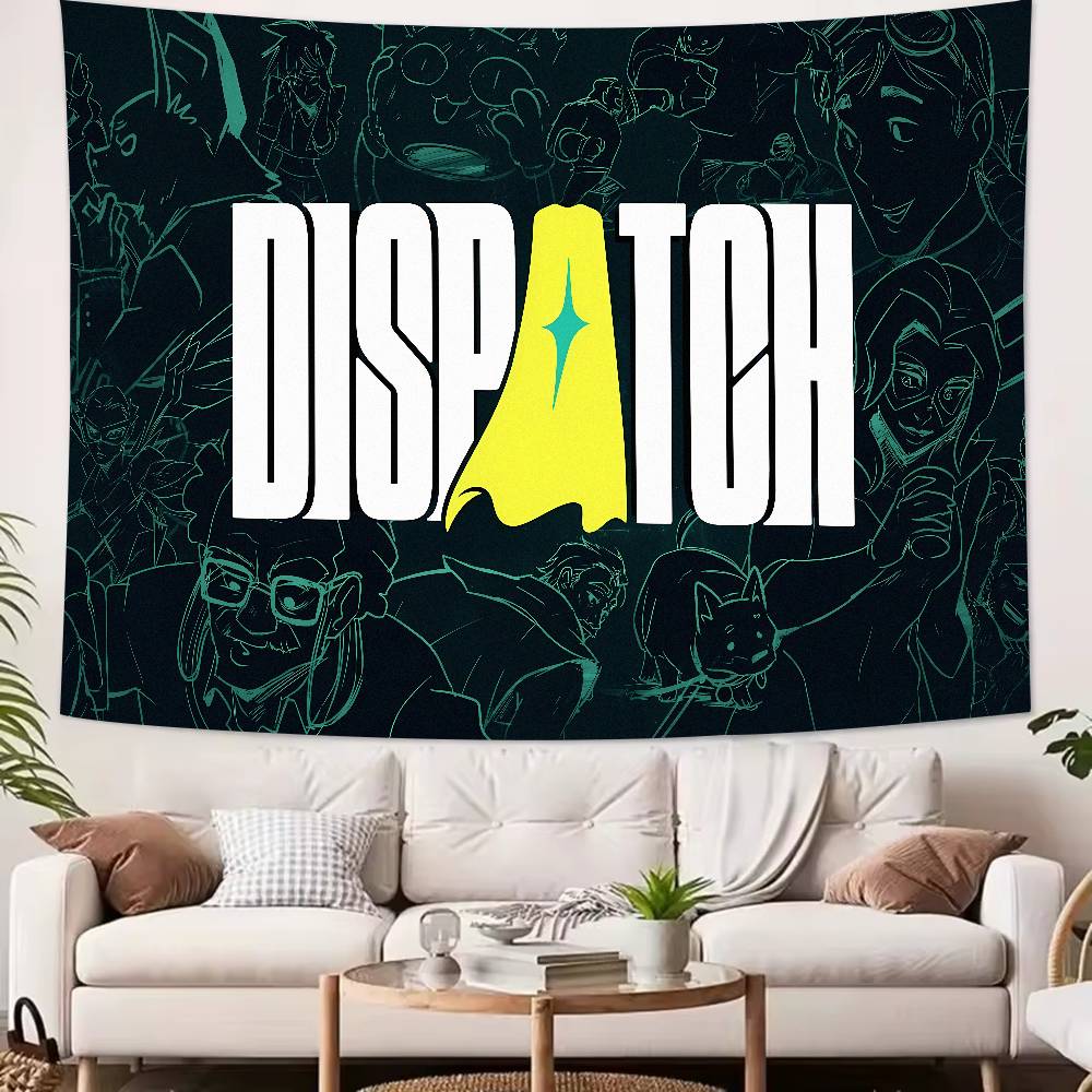 

Cool New Video Game Dispatch Tapestry Decoration Bedroom Dormitory Background Cloth Holiday Home Party Living Room Club Tapestry 74x94cm(29x37in)