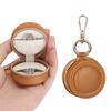 Mini Storage Case With Keychain Necklace Ring Jewelry Box Portable Jewelry Storage Bag  Women