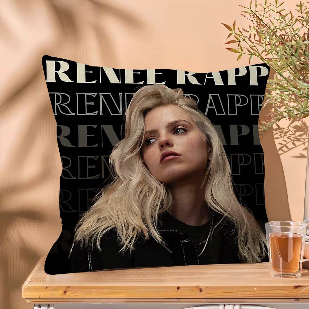 Pop Singer Actor Renee Rapp Personalized Pillow Cover Kids Bedroom Wild Party Decor Pillowcase Kid Birthday Shower Gift