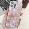 For iPhone 16 Pro Max Case Electroplated IMD TPU+PC Phone Back Cover with Glass Lens Film