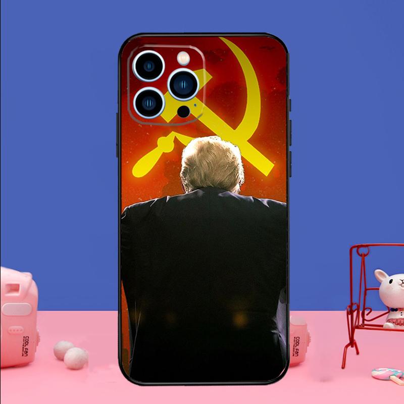 USSR Flag Soviet Union Phone Case For iPhone 17 Air 16 15 14 11 12 13 Pro Max 13 mini 15 16 Plus 16e Bumper Cover