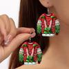 Neue Weihnachts-Acryl-Pullover-Ohrringe Ohrringe Feiertags-Elfen-Design Hängende Feiertags-Party-Dekorations-Accessoires