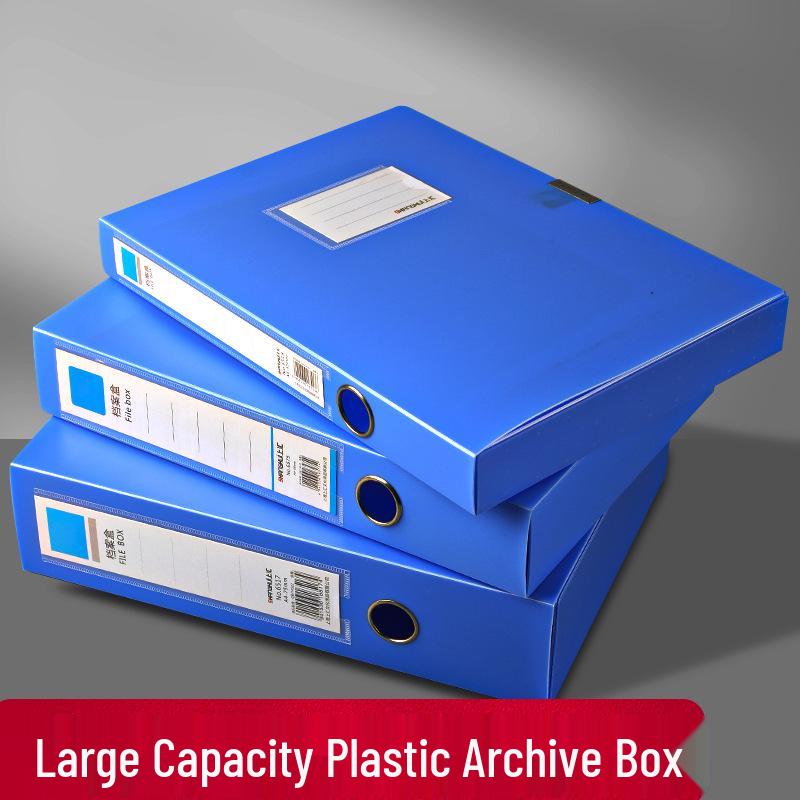 Thickened A4 Plastic File and Data Storage Box