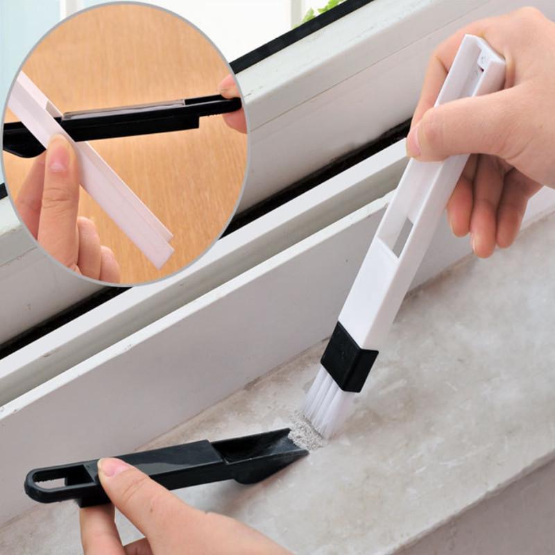 Multifunctional Groove and Gap Window Cleaning Brush небесно-голубой