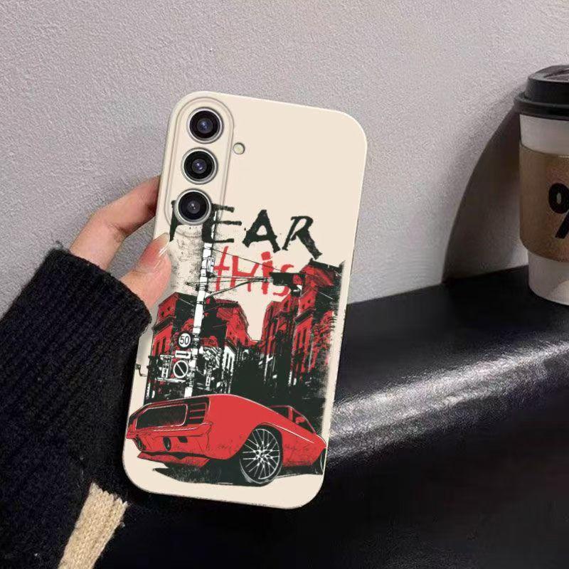 For Samsung Galaxy S25 FE Smartphone Phone Protective Back Shell Creative Phone Cover Mobile Phone Case белый