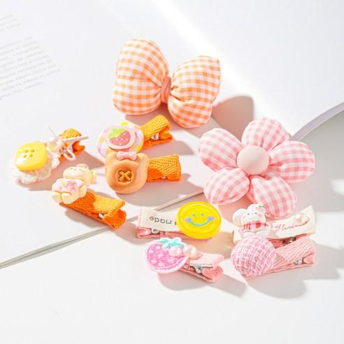 Dreamy Flower Garden Mini Claw Hair Clip Set for Kids 10 Pcs