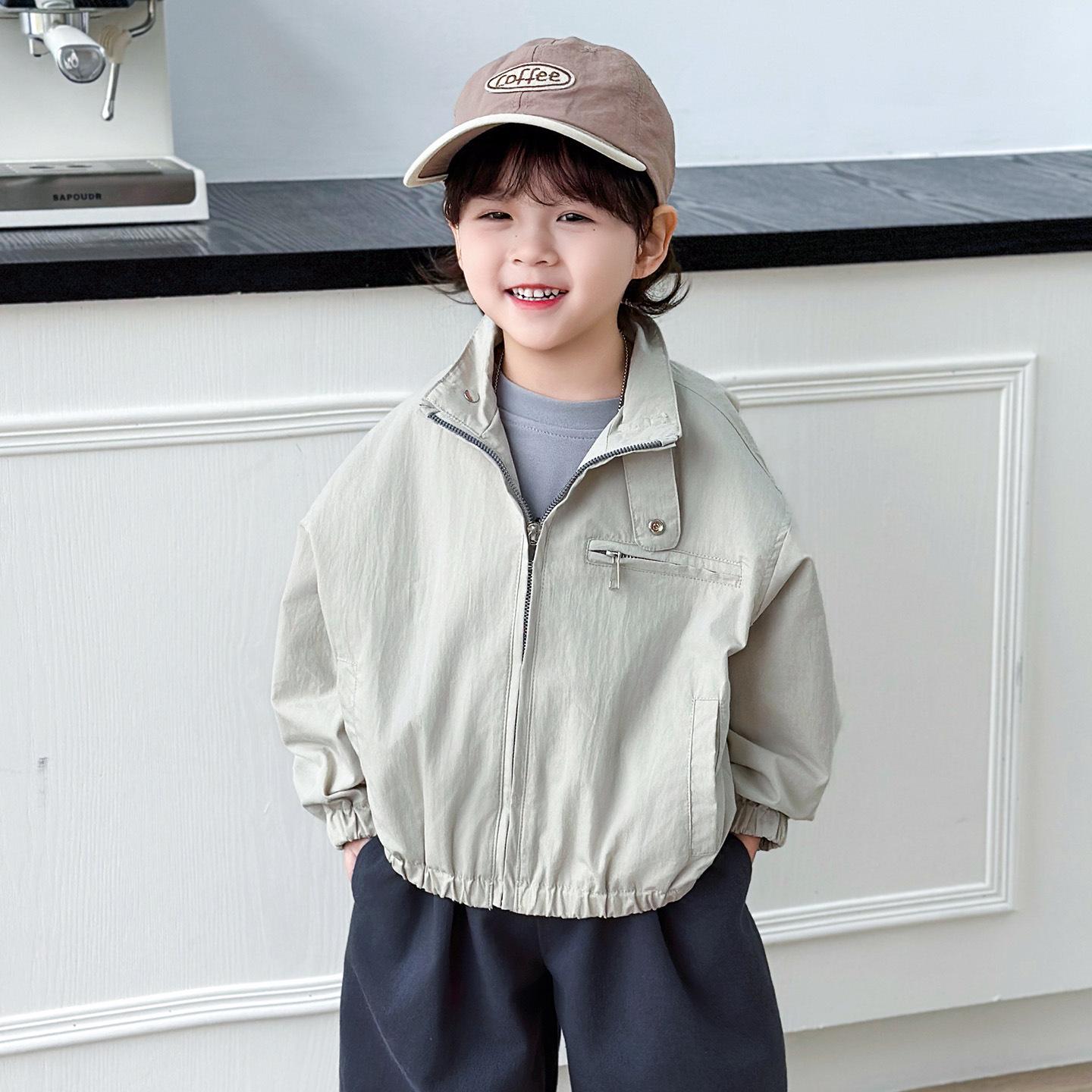 2026 Kids Spring & Autumn Fashion Jacket - Korean Style Casual Outerwear for Boys & Girls 90 cm