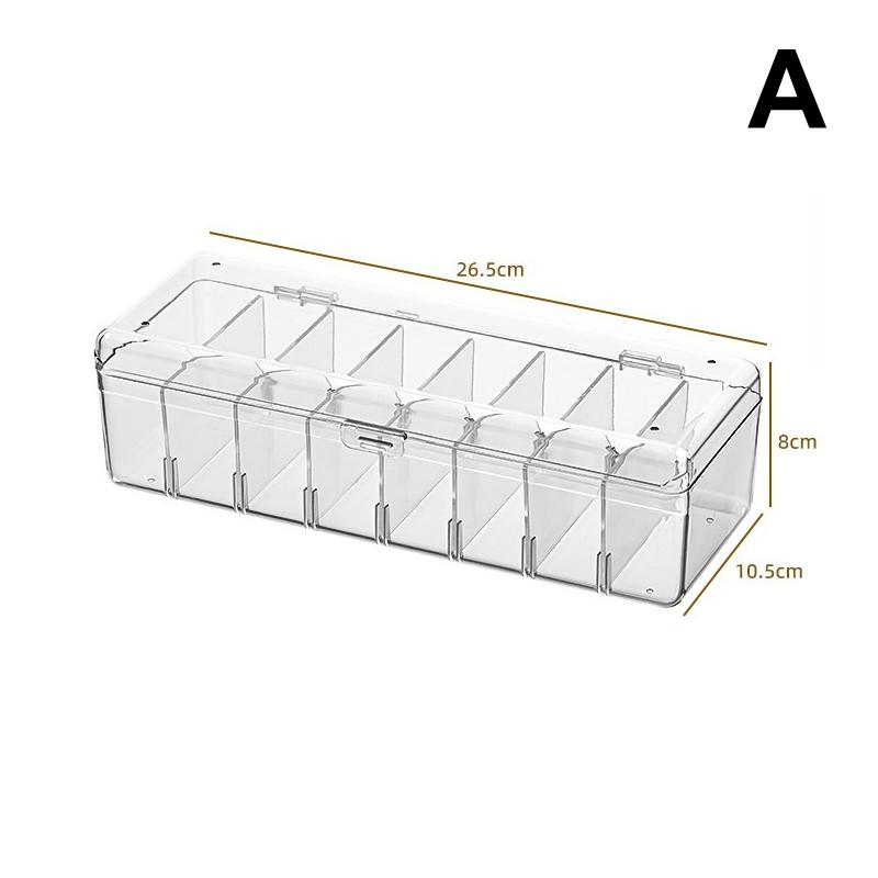 Card Storage Box Game King Card With Cover Divided Sorting Box Large Capacity Transparent Desktop Storage Box