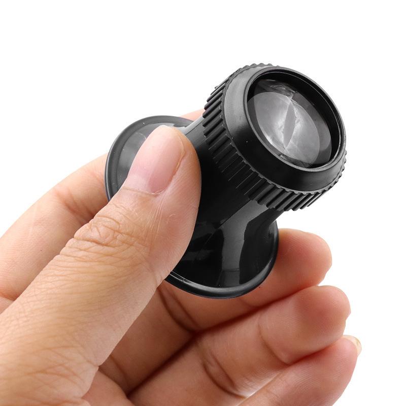 4pcs/set Monocular Magnifying Glass Watch Repair Eye Loupe Magnifiers 5X 10X 15X 20X Lens Jewelry Loupe Watchmaker Tool Kits