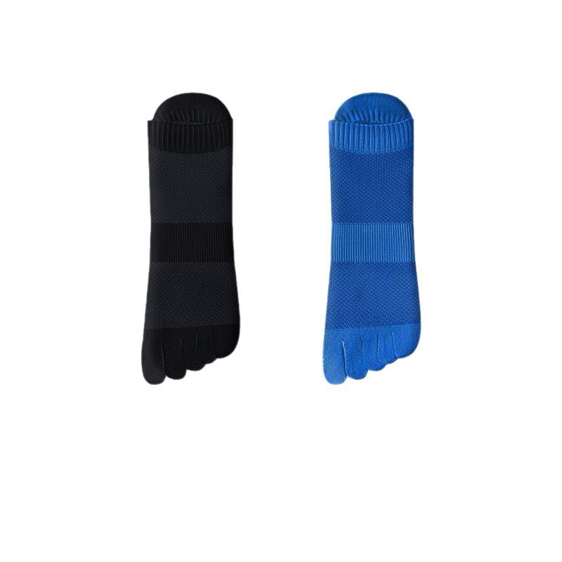 Heren Lente en Herfst Sport Hardloop Netstof Oorbuis Vijfvinger Sokken