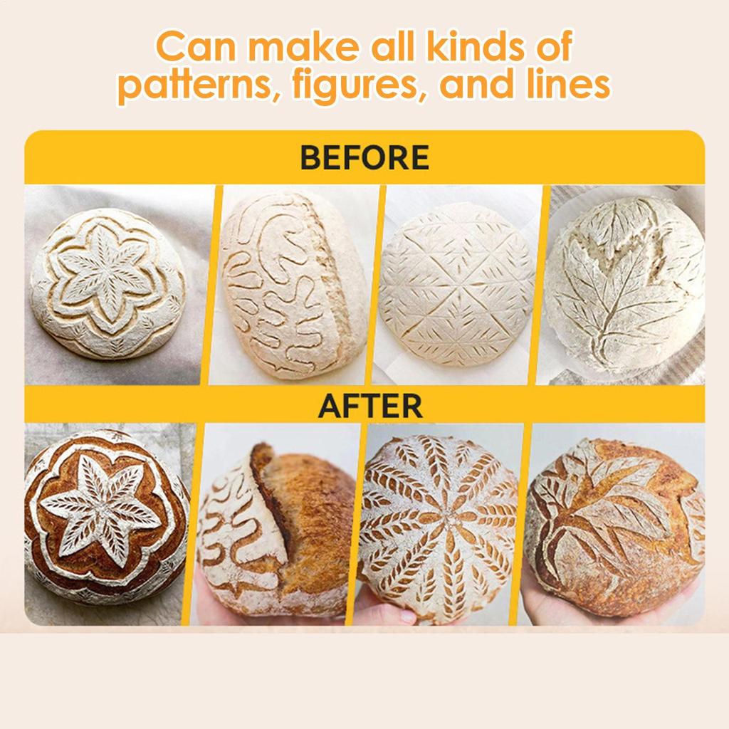 Magnetic Bread Lame Bread stripe cutter Sourdough Dough Cutter Sourdough Dough Cutter Baking Scorer Tool for Home Kitchen Gadget