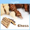 Luxurious Wooden Chess Set Featuring Premium Folding Chessboard And Elegant Pieces