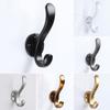 Wall-Mounted Alloy Hook Entrance Key Hanger Heavy Duty Bedroom Coat Scarf Hanger Wall Hook for Entryway Bathroom Kitchen