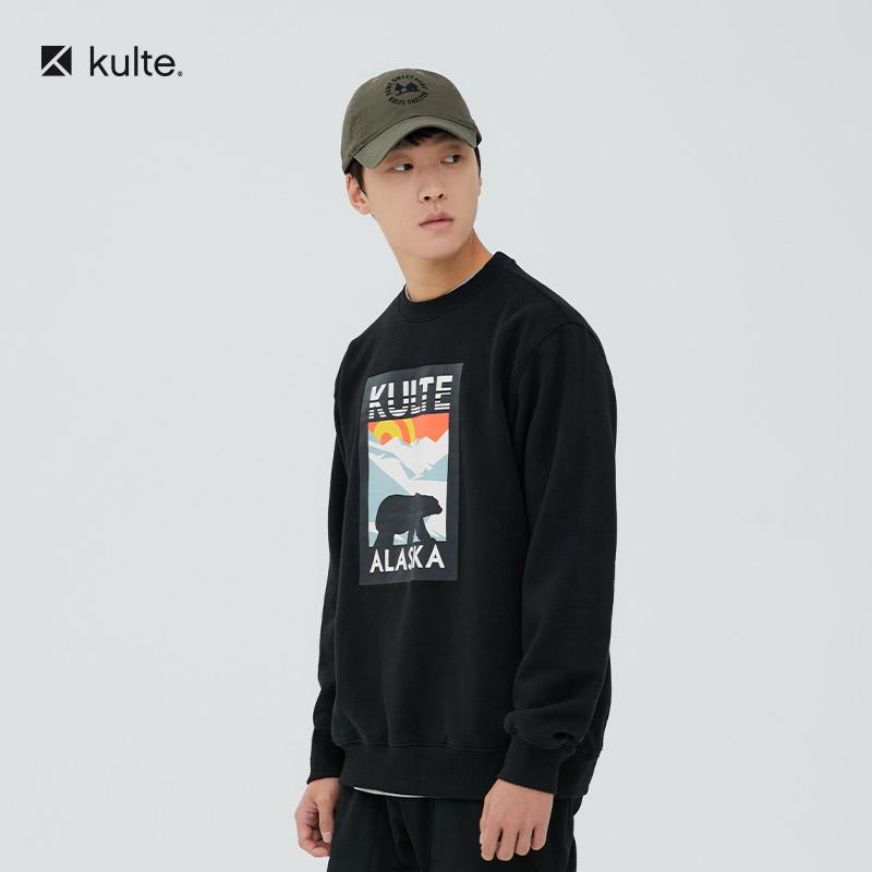 KULTE 016 Alaska Crewneck Sweatshirt Black