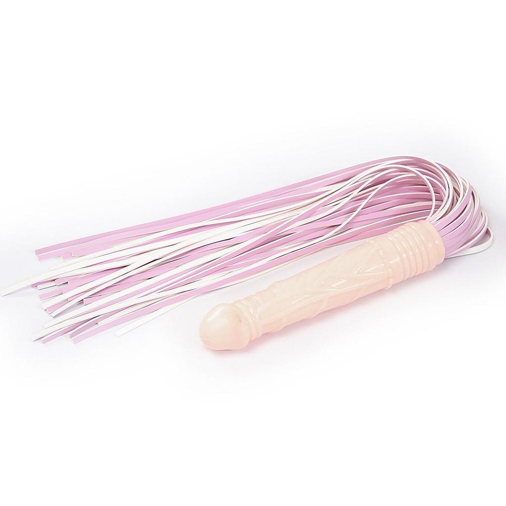VaHppy Whip Handle Is Dildo 62cm 160g Adult SM Toys With Penis Dual Purpose Fringe Ponytail Conditioning Spanking Couple Flirting