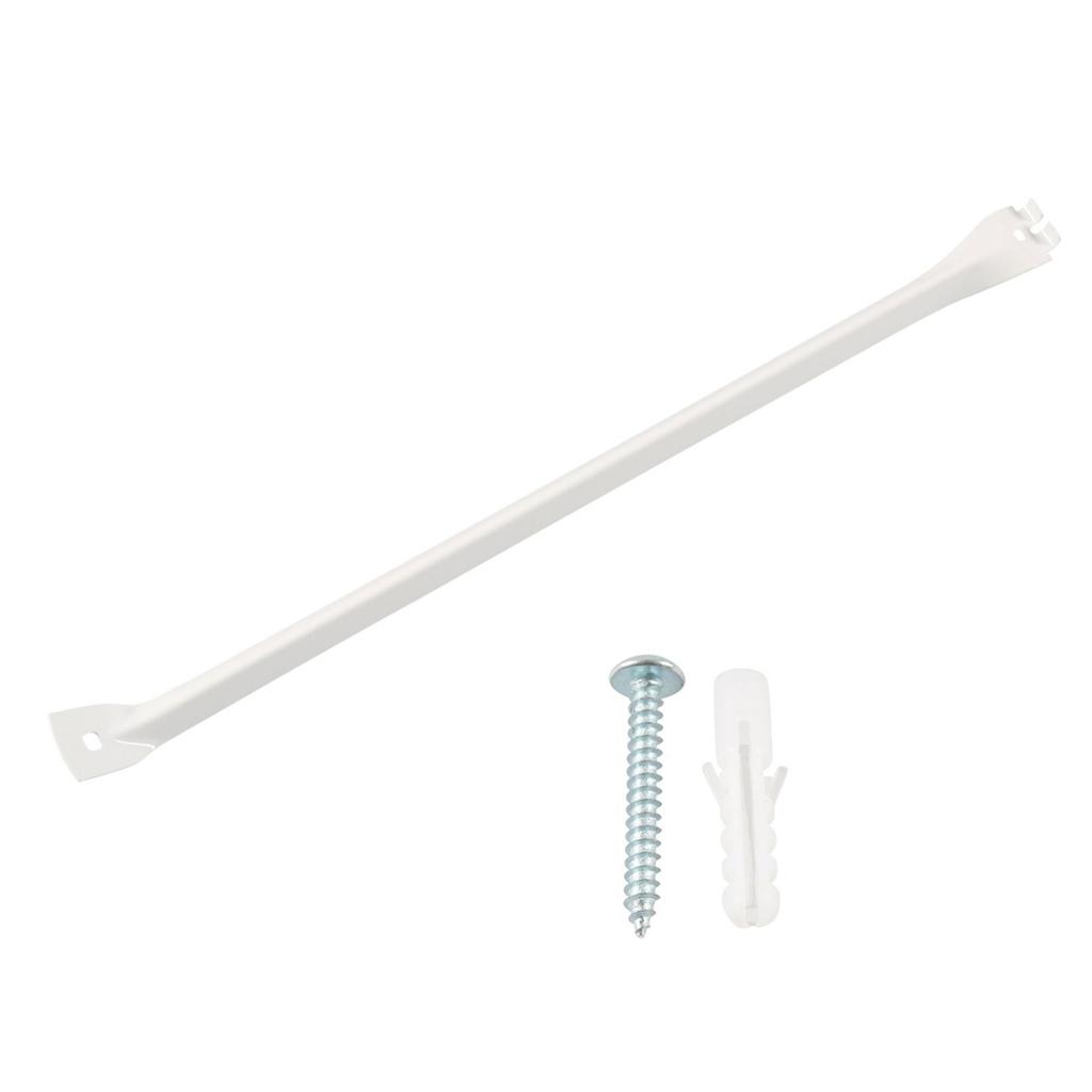 1Pair Shelf Bracket Fitting Assembly Wall Mounted Metal Wire Rack Mounting Brackets Wire Shelving Support Brackets