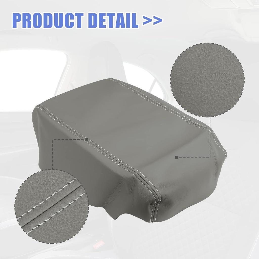 Unifizz Auto Mittelkonsolenabdeckung Armlehnen-Sitzkasten-Abdeckung Schutzhülle Ersatz Mikrofaserleder für Toyota Avalon 2005 2006 2007 2008 2009 2010 2011