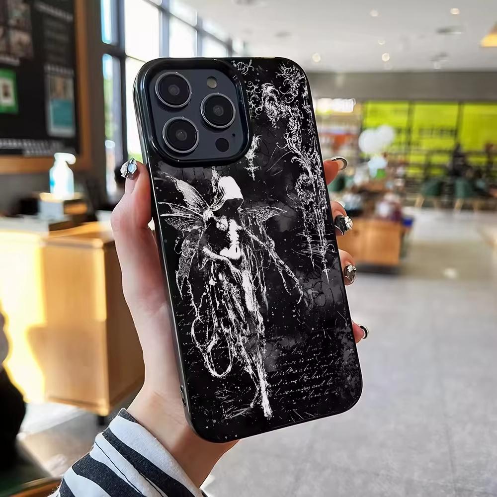 Custodia per Telefono Scultura Ragazza Gotica per Xiaomi Redmi Note 14 13 12 11 Pro Plus 4G 5G 11S 14C 13C 9T 9A 9C 4A A1 A2 POCO C65 Cover