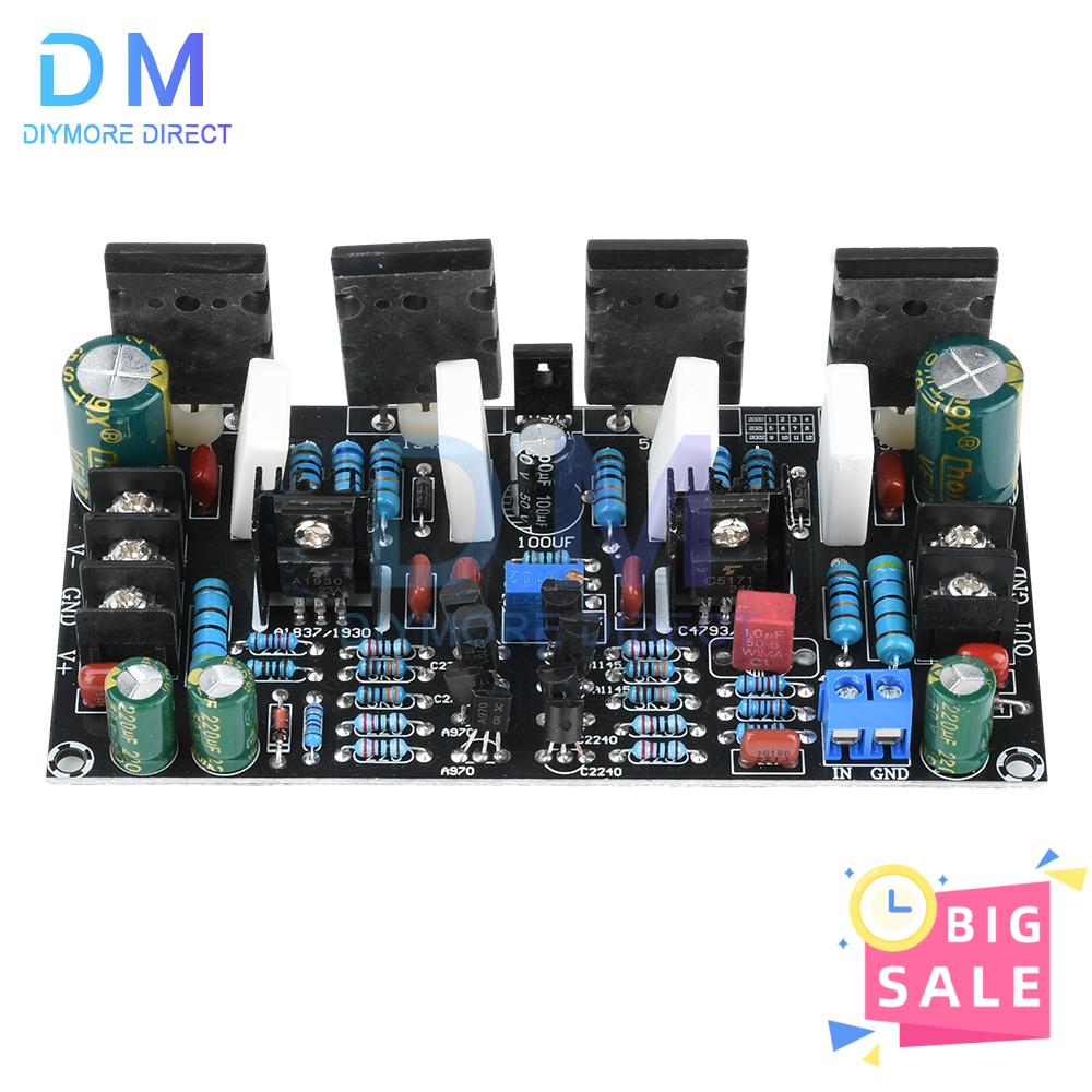 200W 1943 + 5200 Alta Potencia Mono Tubo Acabado Placa Amplificadora Kit de Componentes Electrónicos