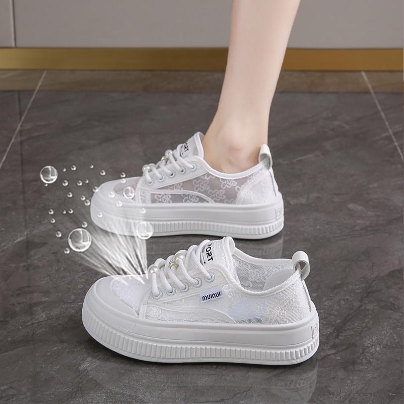 Canvas shoes spring and summer new sports board shoes soft sole not tired feet pregnant women shoe size