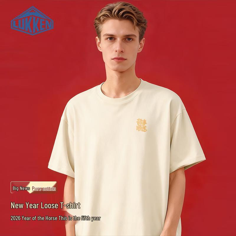 LUKKEN Men s Firecracker Pony Graphic Cotton T-Shirt S