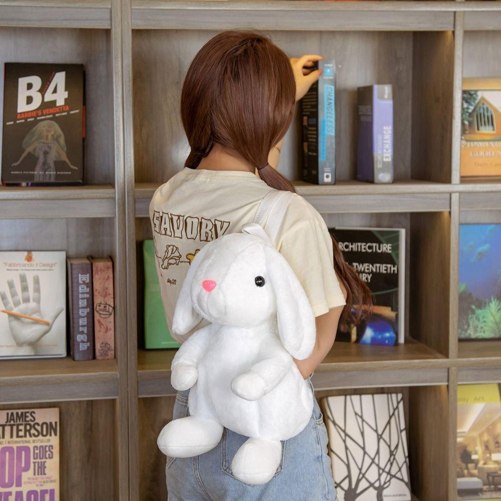 Backpack Lop-eared Rabbit Plush Backpacks Plush Schoolbag Stuffed Backpacks Children Backpacks