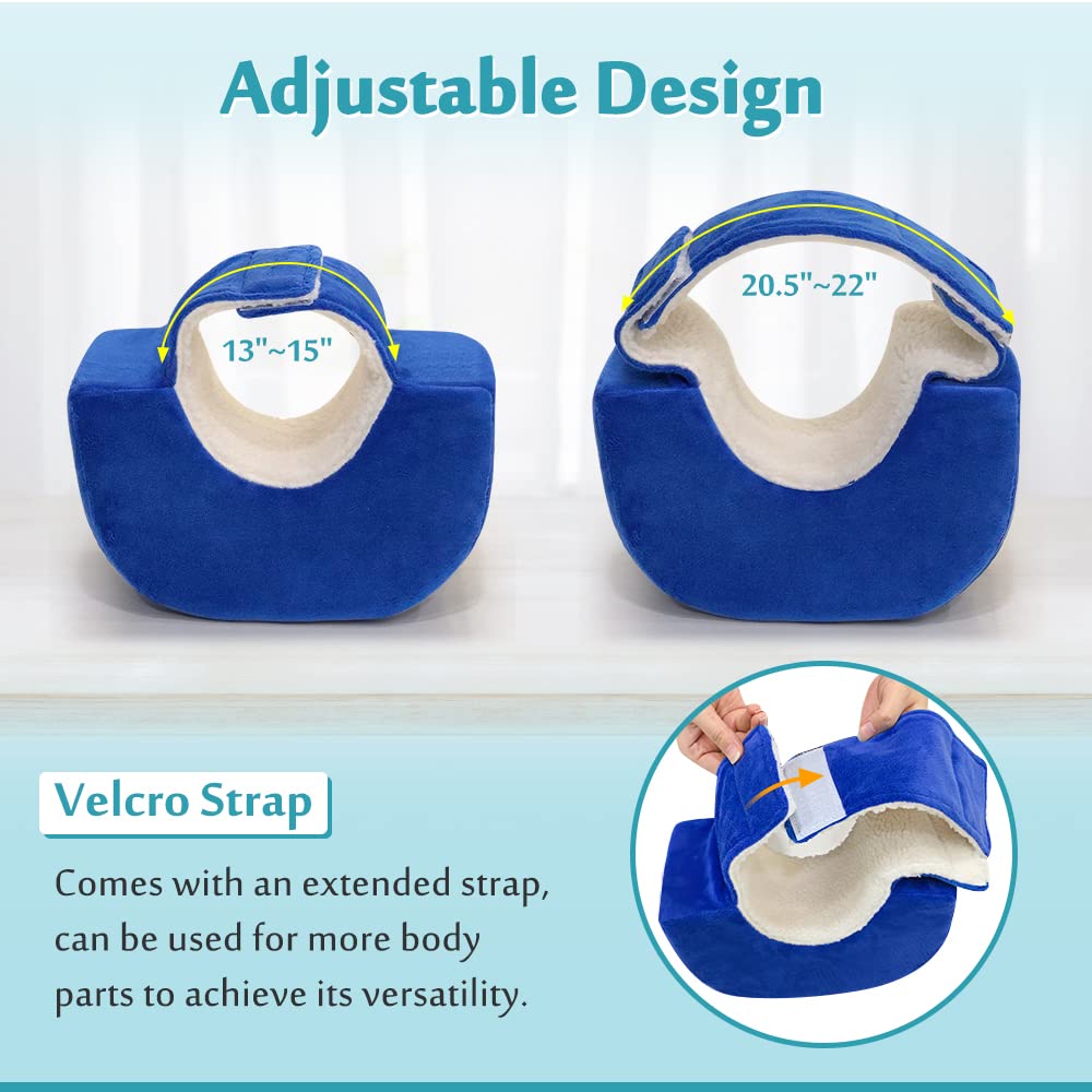 Foot Elevation Pillow Post Surgery Ankle Heel Protector for Pressure Sores Leg elevation Feet Pillow for Swelling Bed Sore Pressure Ulcer Cushion