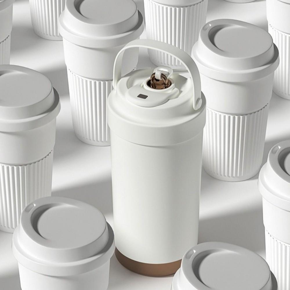 Ceramic Coated Travel Coffee Mug 500ml Insulated Water Bottle Coffee Tumbler Cup  Party