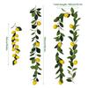 Artificial Lemon Cane Rattan Garland Airtificial 1pcs Decoration Pendant Semi-handmade Hanging Wall Door Green Imitation Plants