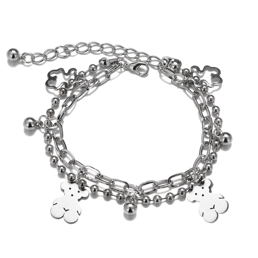 iF ME Korean Multilayer Bracelet Retro Pendant Couple Bracelets Jewelry Accessories