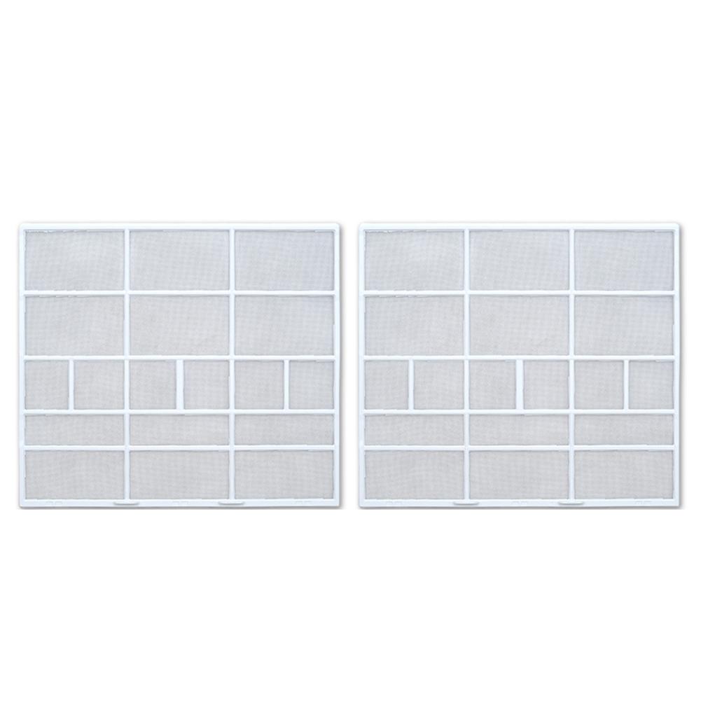 2pcs Air Conditioner Dust Screen Accessories Essential for Indoor Units To Reduce Dust and Enhance Performance