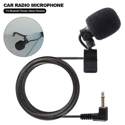 Mikrofon samochodowy Audio Radio 3,5MM Wtyk mikrofonowy Mikrofon przewodowy Kabel 3m Do odbiornika stereo Pioneer PC Auto DVD