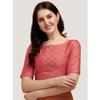 Hermosa Blusa de Trabajo Tejida en Jacquard Ropa para Fiesta de Boda India Choli Cosido