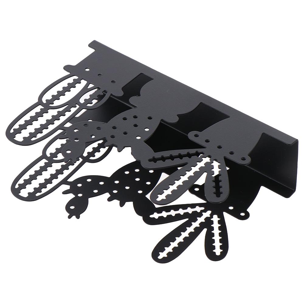 Black Restaurant Napkin Holder Cactus Theme Cafe Tissue Holder Metal Napkin Holder  for Table