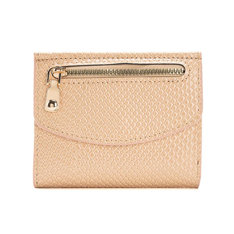 Fashionable Wallet Small Crocodile-patterned Bag Large Denomination Multiple Slots Coin Purse