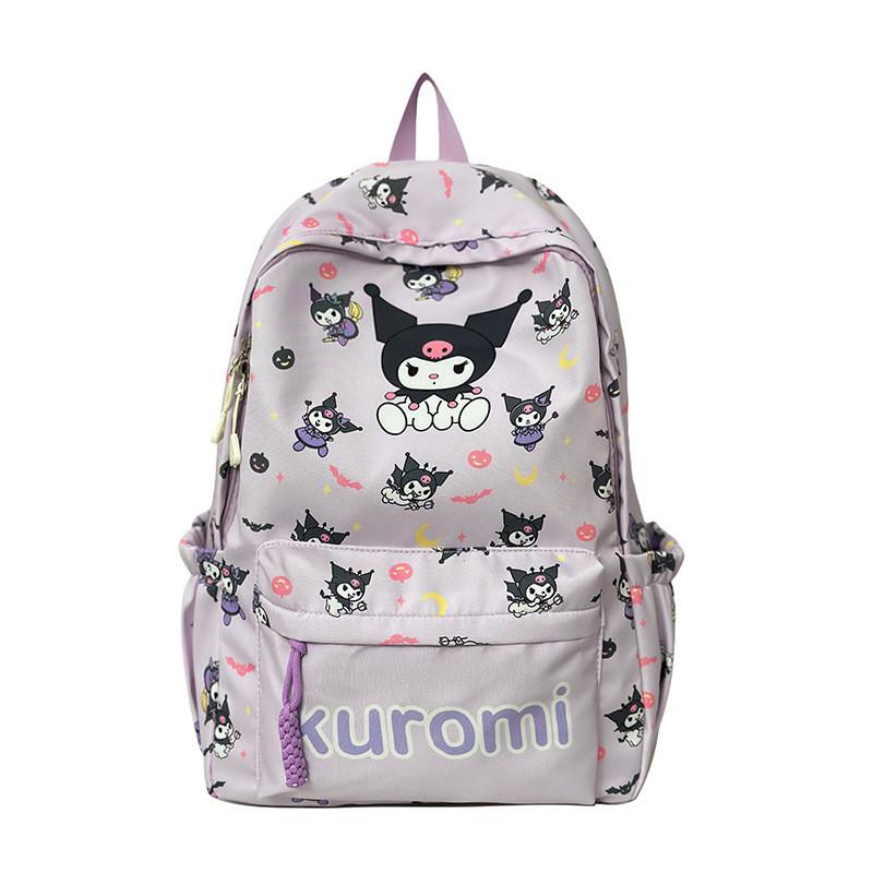 Hello Kitty Kids Backpack With Letter Cartoon Print For School And Daily Use