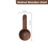 Coffee Scoop with Gram Scale Handmade Wooden Measuring Spoon for Coffee Beans & Powder Kitchen & Travel Coffee Accessory