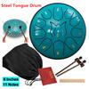 1PC Portable Steel Tongue Drum Set Percussion Musical Instrument 11 Notes 6 Inch D-Key Drum For Zen Yoga Meditation Musical Toy