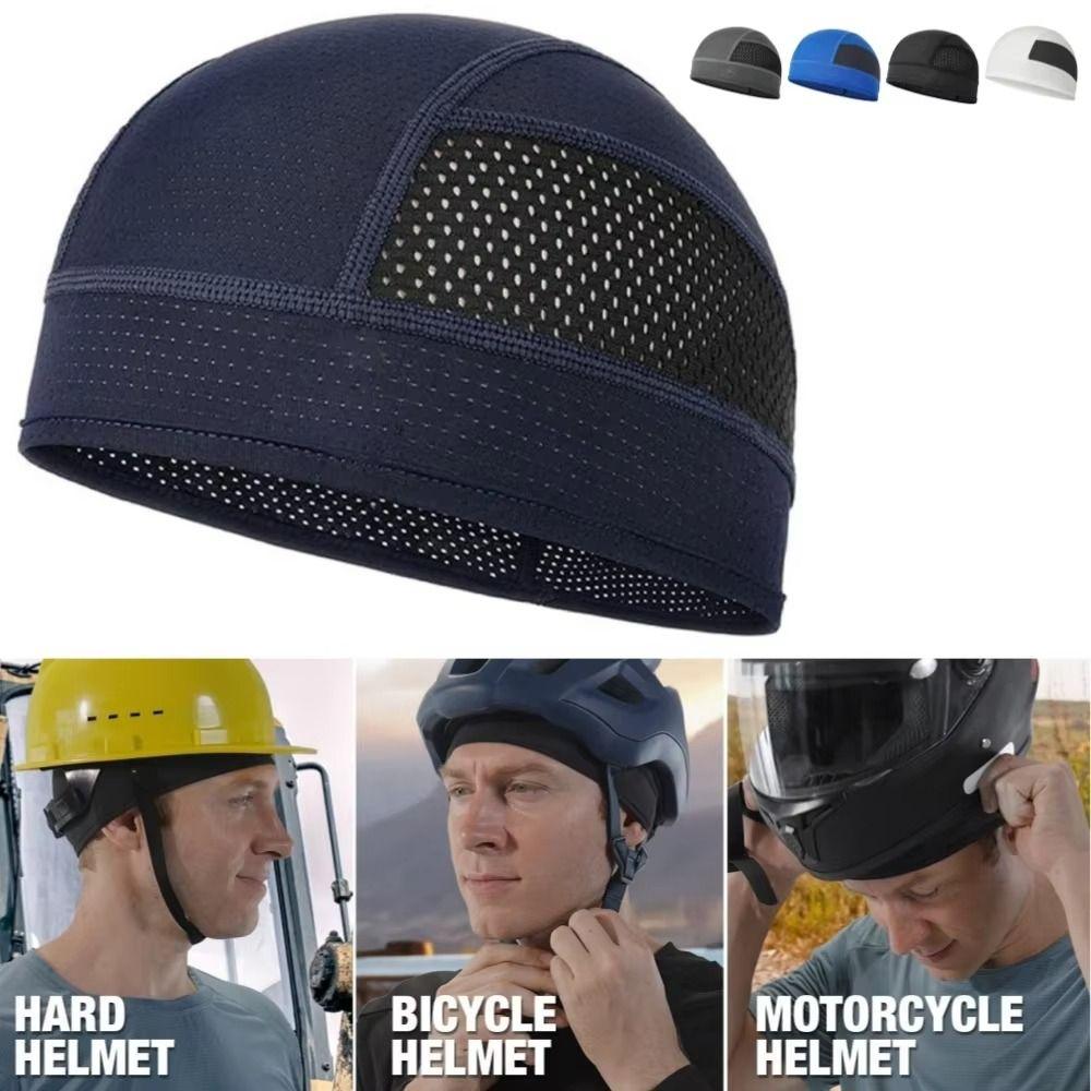Quick Dry Helmet Inner Cap Sun Protection Running Sports Hat Lightweight Cycling Caps Motorcycle