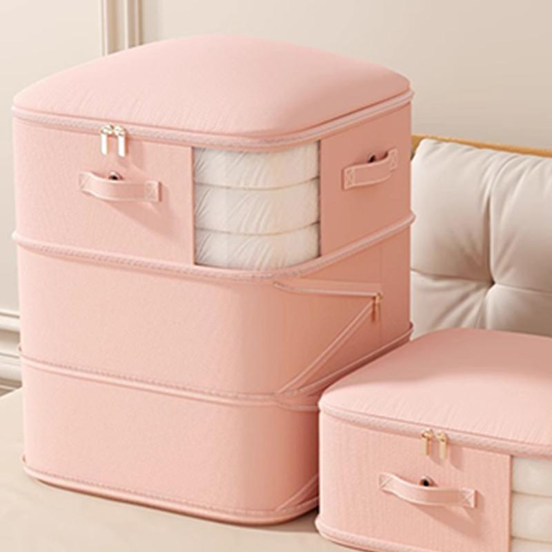 Compression Dustproof Organizer Storage Bag Large Capacity Moisture-proof Clothes Quilt Moving Bag Self Compression Organizer