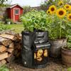 Garden Grow Bags 3/5/7/10 Gallon Potatoes Grow Bags Gardening Plant Growing Bags PE Fabric Carrot Vegetable Planter Container