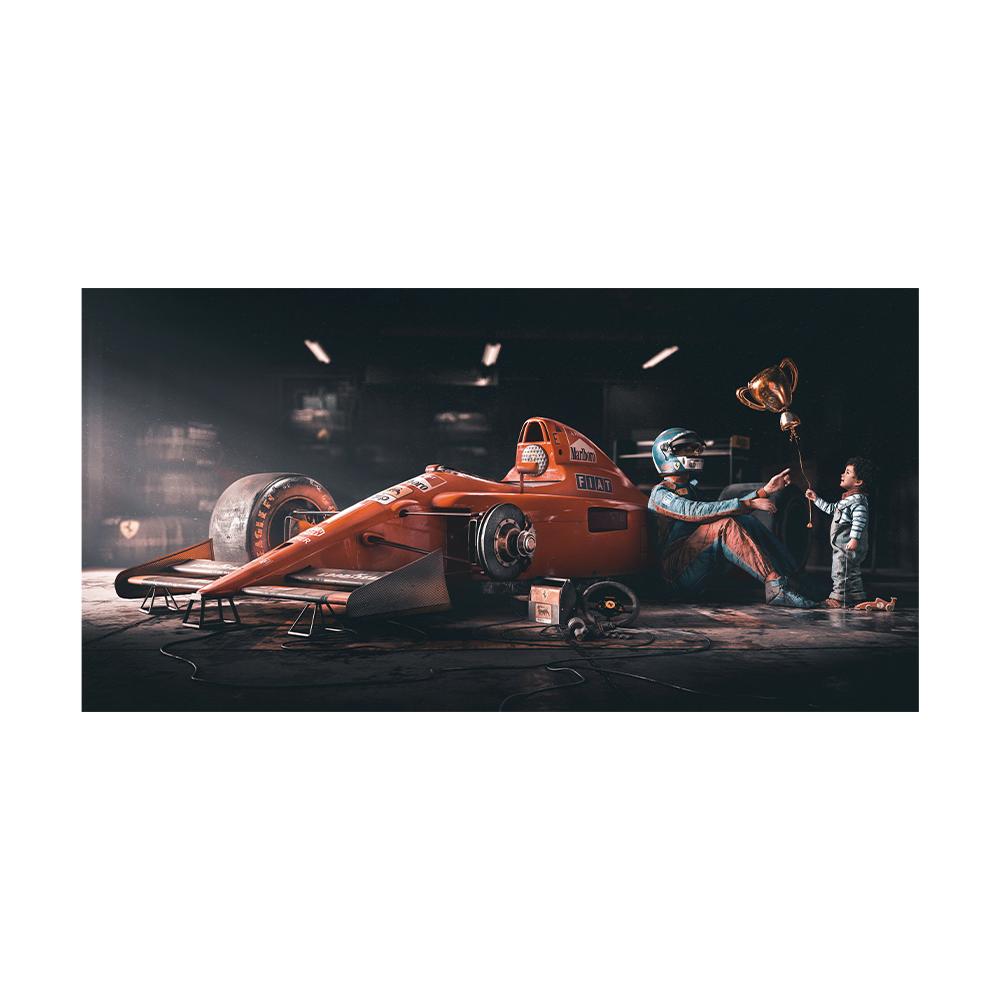 Vintage Car Poster Ferraris Classic Racing F1 Race Car Artwork Wall Art Picture Print Canvas Painting For Home Living Room Decor